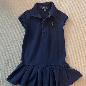 Polo by Ralph Lauren Kids Navy Blue Polo Dress